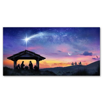 Foto op canvas Stabiele Kerstmis Jesus