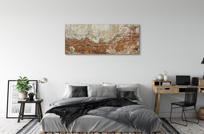 Canvas doek foto Bakstenen muur muur