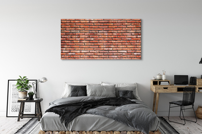 Canvas doek foto Bakstenen muur vintage