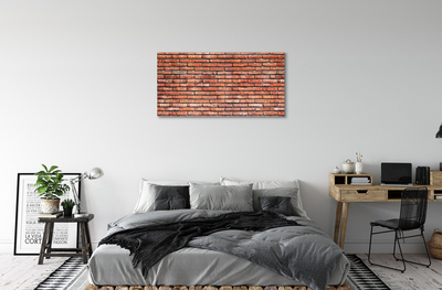 Canvas doek foto Bakstenen muur vintage