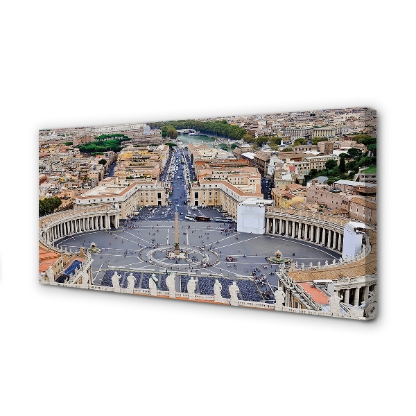 Foto op canvas Rome vatican city panorama square