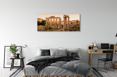 Foto op canvas Rome forum romanum sunrise