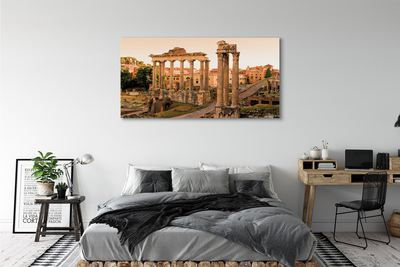 Foto op canvas Rome forum romanum sunrise