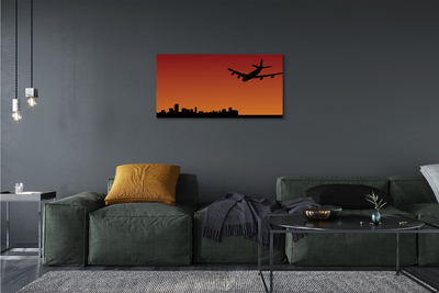 Schilderijen op canvas doek Vliegtuighemel