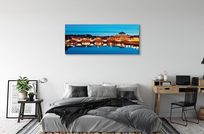 Foto op canvas Rome river bridges sunset