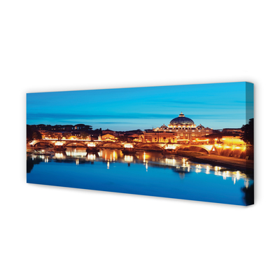 Foto op canvas Rome river bridges sunset