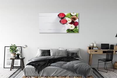 Canvas doek foto Bieten-appelcocktails