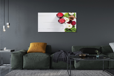 Canvas doek foto Bieten-appelcocktails