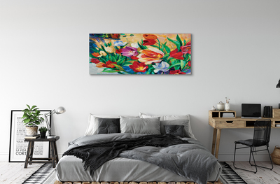Schilderijen op canvas doek Bloemen