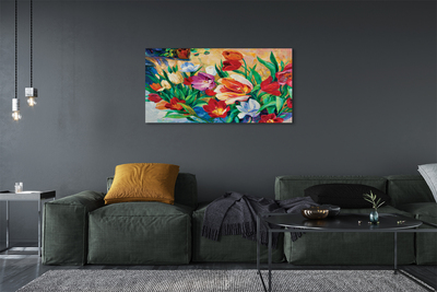 Schilderijen op canvas doek Bloemen