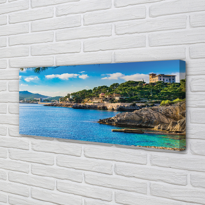 Foto op canvas Spanje sea coast mountains