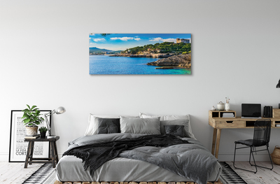 Foto op canvas Spanje sea coast mountains