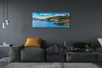 Foto op canvas Spanje sea coast mountains