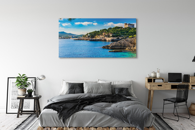 Foto op canvas Spanje sea coast mountains