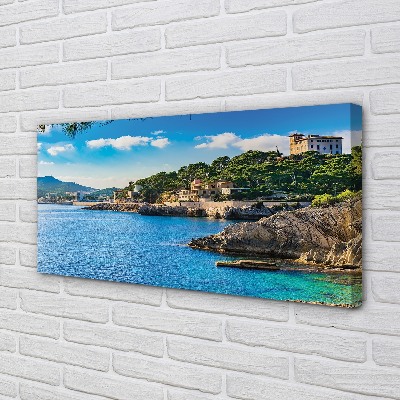 Foto op canvas Spanje sea coast mountains