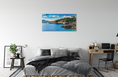 Foto op canvas Spanje sea coast mountains