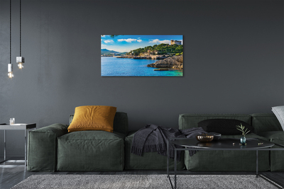 Foto op canvas Spanje sea coast mountains