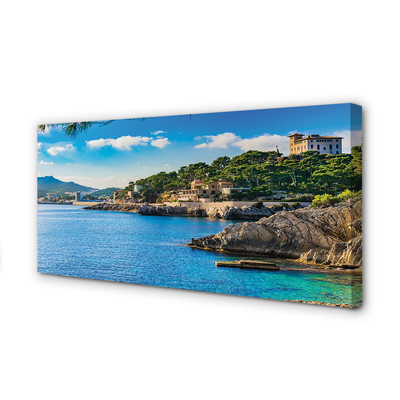 Foto op canvas Spanje sea coast mountains