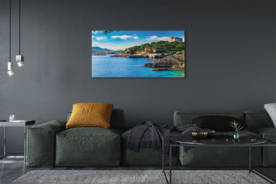 Foto op canvas Spanje sea coast mountains