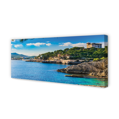 Foto op canvas Spanje sea coast mountains