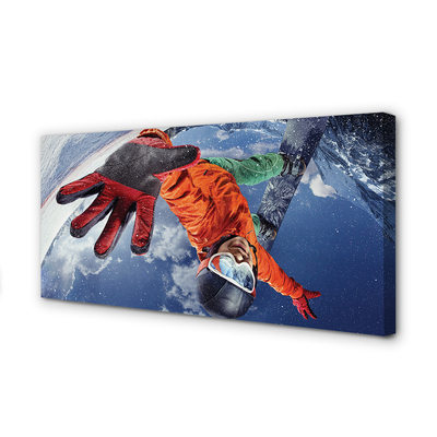 Canvas doek foto Mens