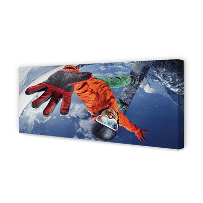 Canvas doek foto Mens