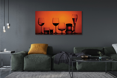 Canvas doek foto Glas