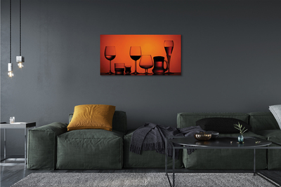 Canvas doek foto Glas