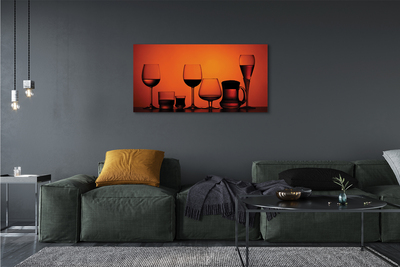 Canvas doek foto Glas