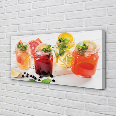 Canvas doek foto Citruscocktails