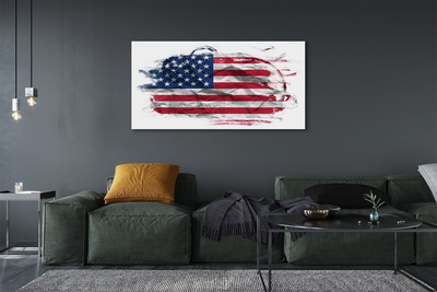 Schilderij canvas Vlag van verenigde staten