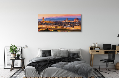 Foto op canvas De nachtkathedraal van italië panorama