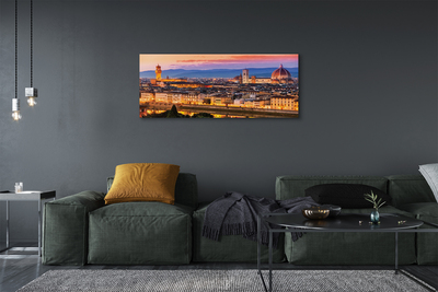 Foto op canvas De nachtkathedraal van italië panorama