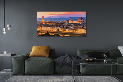 Foto op canvas De nachtkathedraal van italië panorama