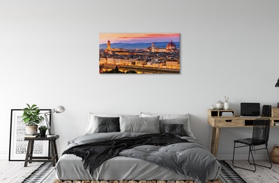 Foto op canvas De nachtkathedraal van italië panorama