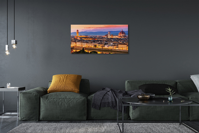 Foto op canvas De nachtkathedraal van italië panorama