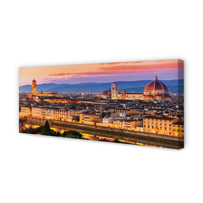 Foto op canvas De nachtkathedraal van italië panorama