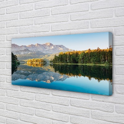 Foto op canvas Duitsland mountains lake forest