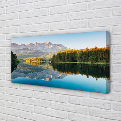 Foto op canvas Duitsland mountains lake forest
