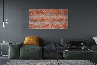 Canvas doek foto Bakstenen muur muur