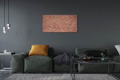 Canvas doek foto Bakstenen muur muur