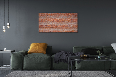 Canvas doek foto Bakstenen muur muur