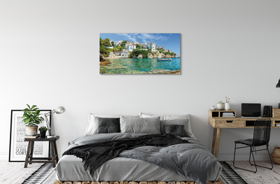Foto op canvas Griekenland zee city nature