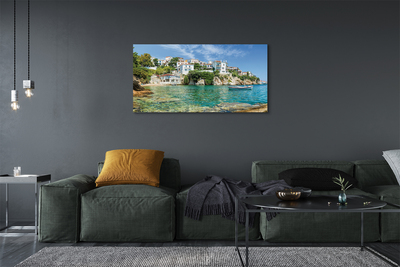 Foto op canvas Griekenland zee city nature