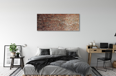 Canvas doek foto Bakstenen muur muur