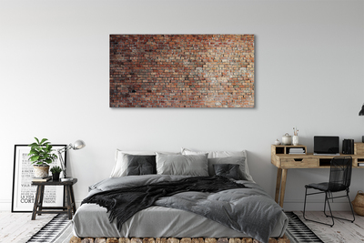 Canvas doek foto Bakstenen muur muur