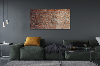 Canvas doek foto Bakstenen muur muur