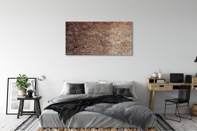 Canvas doek foto Bakstenen muur muur