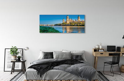 Foto op canvas Spanje kathedraal van de rivier