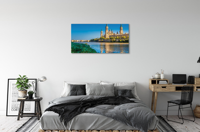 Foto op canvas Spanje kathedraal van de rivier